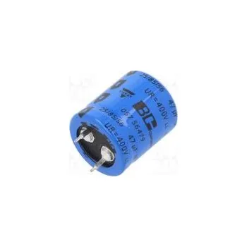 Kondenzátor Kondenzátor elektrolytický SNAP-IN 47uF 400VDC Ø22x25mm ±20%