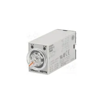 Relé Časové relé 0,1s÷10min DPDT 250VAC/5A 24VDC patice -10÷50°C