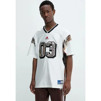 Pánské tričko Tričko adidas Originals OG Camo Fb Jers KD6247 bílá 00X, vel. M
