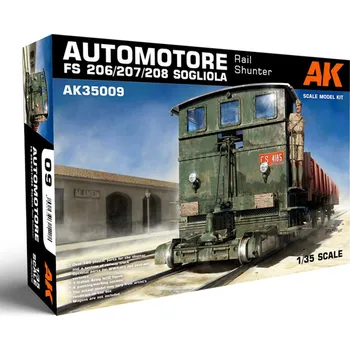 Modelářská barva AK Interactive AUTOMOTORE FS 206/207/208 SOGLIOLA RAIL SHUNTER 1/35