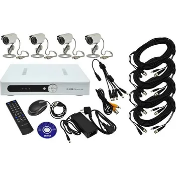 Kompletní kamerový systém Kamer.syst.4xIR kam. DVR-6304S-A Ecolite s.r.o 49-02-141-16304