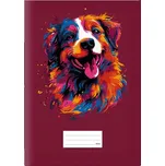 Školní sešit LUX A4 linka 60ls 464 MFP, lamino desky - Pes