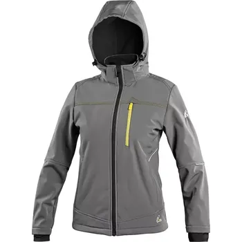 Pánská vesta CANIS CXS STRETCH dámská softshellová bunda šedá - L