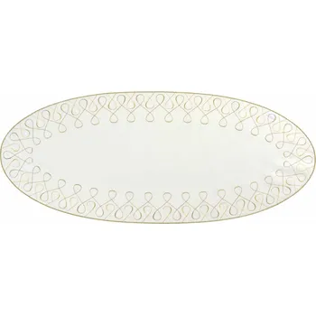 prostírání Sander Oválné prostírání Curly, 36 x 88 cm, ecru 826857-29