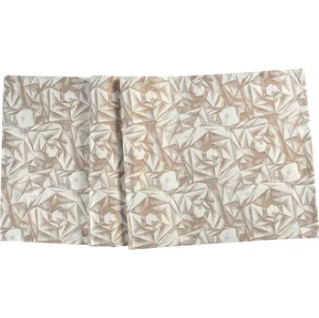 ubrus Sander Žakárový ubrus Diamanti, 130 x 170 cm, ecru/copper 885013-33