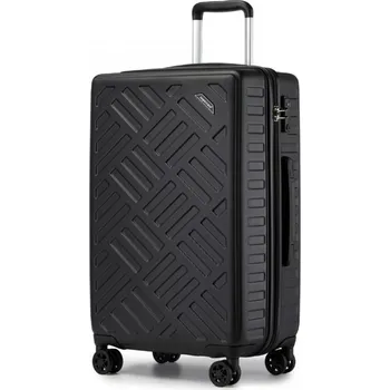 Kono 2495 Kufr Spinner 65cm Černý ABS/Polykarbonát