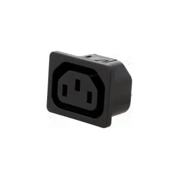 Elektrická zásuvka Konektor napájecí AC zásuvka zásuvka 10A 250VAC IEC 60320