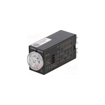 Elektronická součástka Časové relé 0,1s÷10min DPDT 250VAC/5A Unap 100÷120VAC patice