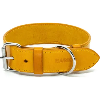 Obojek pro psa Kožený obojek pro psa BARICO Yellow Šířka obojku: 2 cm, Přesný obvod krku: 27 cm
