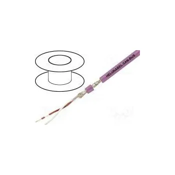 elektrický kabel HELUKABEL 81286 Vodič CAN bus 1x2x0,22mm2 lanko Cu PVC fialová 30V není