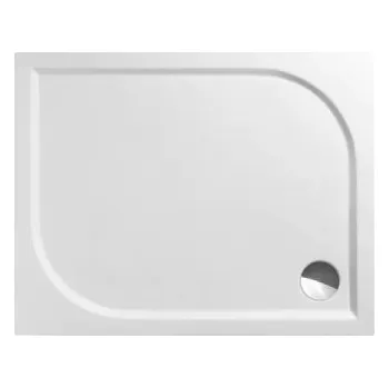 Sprchová vanička Dublin-M, 120 x 90 cm, litý mramor, bílá - N ROTH