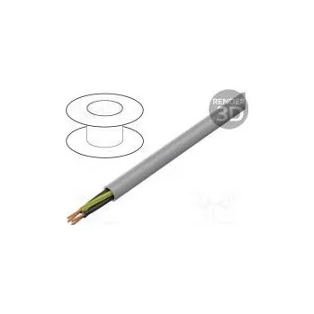 elektrický kabel HELUKABEL 22178 Vodič PURO-JZ 4G6mm2 nestíněný 300/500V Cu lanko šedá