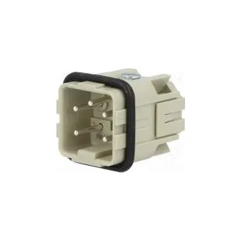 Konektor Konektor HAN vidlice Han A PIN 5 4+PE velikost 3A 10A 400V