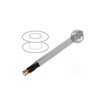 elektrický kabel HELUKABEL 23334 Vodič JZ-500-PUR 5G0,75mm2 nestíněný 300/500V Cu lanko šedá