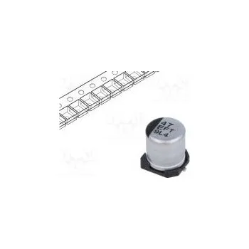 Kondenzátor Kondenzátor elektrolytický low ESR SMD 47uF 25VDC Ø5x5,8mm