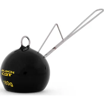 Black Cat Cat Ball Dead or Alive System Black, 180g (Systém pro vertikální lov sumců ve spojení s nástražní rybou.)