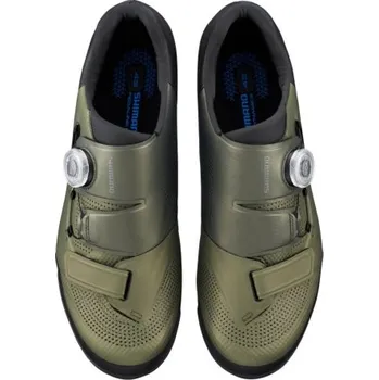 Pánské cyklistické tretry Cyklistické tretry SHIMANO sh-xc502 zelené - Mechově zelená, 47