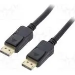 Cable DisplayPort 1.4 DisplayPort plug,both sides 0.5m black
