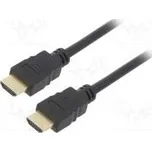 Cable HDCP 2.2,HDMI 2.0 HDMI plug,both sides PVC 15m black
