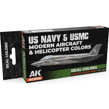 AK Interactive US Navy&USMC Modern Aircraft&Helicopter Colors SET