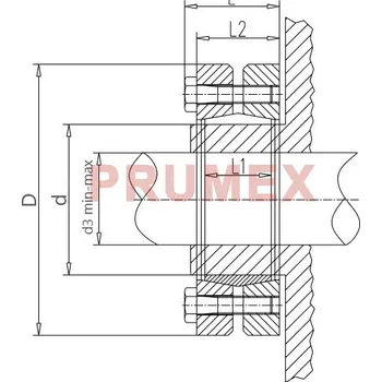 Upínací pouzdro CE14-155 optibelt CE