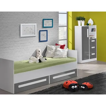 Dětský pokoj Domel Dětský pokoj Guliver 6 Dvířka Guliver: Tyrkysový lesk, Úchytky Guliver: Modrá