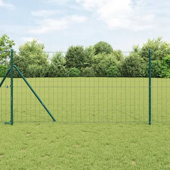 Plot Oplocení Euro se 7 sloupky 1.4 x 10 m z pozinkované šedé oceli