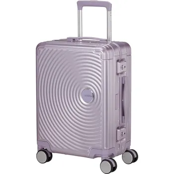 American Tourister Soundbox ALU 55cm Fialová Stormy Lilac