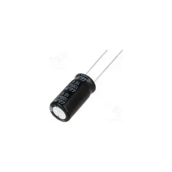 Kondenzátor Kondenzátor elektrolytický THT 1000uF 16VDC Ø10x20mm ±20%
