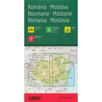 Rumunsko Moldavsko mapa 1:500 000 (Freytag a Berndt) - Freytag a Berndt