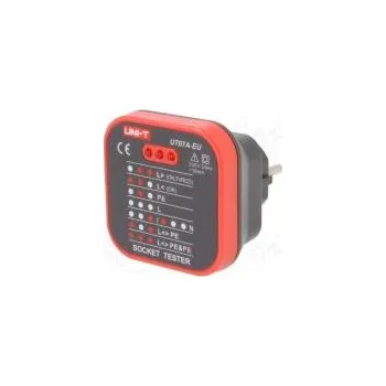 Zkoušečka Zkoušečka zkoušečka síťových zásuvek 3 LED Vidlice EU 230VAC