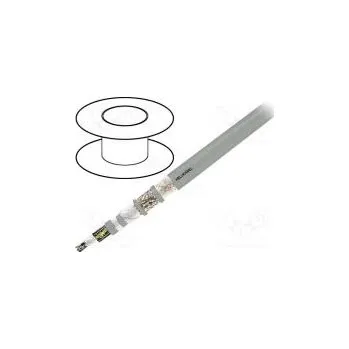 elektrický kabel HELUKABEL 22574 Vodič ovládací MULTIFLEX 512®-C-PUR 5G0,5mm2 šedá lanko Cu