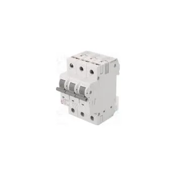 Jistič Jistič 230/400VAC Ijmen 6A Póly 3 DIN Průběh B 6kA IP20