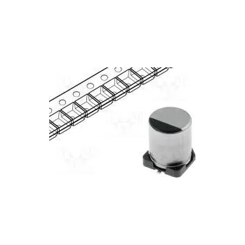 Kondenzátor Kondenzátor elektrolytický low ESR SMD 47uF 50VDC Ø8x6,2mm