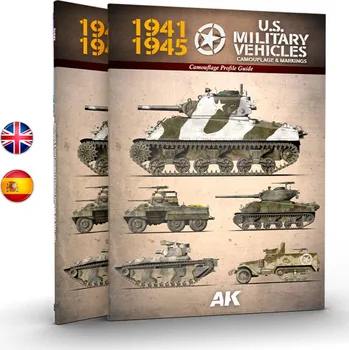 Plastikový model AK Interactive 1941-1945 AMERICAN MILITARY VEHICLES EN