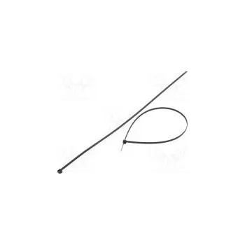 Datový kabel Cable tie L 450mm W 4.8mm polyamide 222N black Ømax 130mm