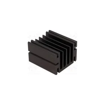 Chladič motoru Chladič lisovaný TO220 černá L 50mm W 46mm H 33mm hliník