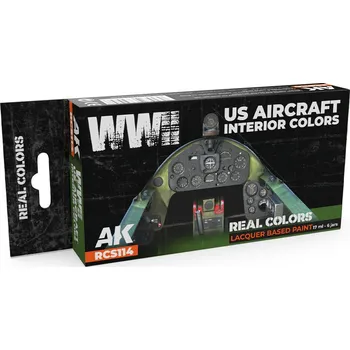 AK Interactive WWII US Aircraft Interior Colors SET
