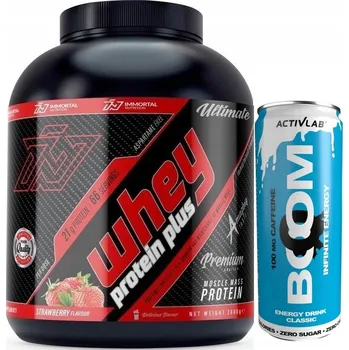 Protein Protein Immortal Nutrition s příchutí jahody, prášek 2000 g