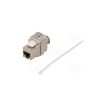 Elektrická zásuvka Zásuvka RJ45 PIN 8 Kat 6a stíněný,Keystone 22AWG-24AWG IDC