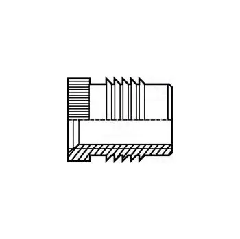 Závitořezný nástroj Závitová vložka mosaz M5 BN 1936 Dl 9,5mm