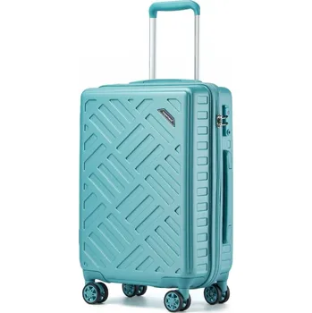 Kono 2495 Kufr Spinner 55cm Světle modrý ABS/Polykarbonát