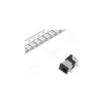 Elektrická zásuvka Zásuvka napájecí DC vidlice 2,35/0,7mm 2,35mm 0,65mm SMT