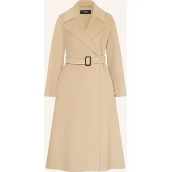 Dámský kabát Weekend Max Mara Dámský Vlněný Kabát Manu, béžová, 46