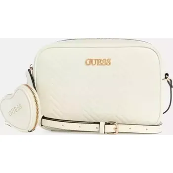 GUESS dámská kabelka,crossbody Pristina Quilted mléčná