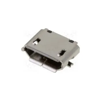 Elektrická zásuvka Zásuvka USB B micro SMT PIN 5 V USB 2.0 zlacený