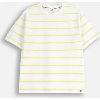 Dětské bavlněné tričko Coccodrillo zelená barva, EVERYDAY BOY WC5143218VBD 71X, vel. 134