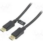 Cable DisplayPort 1.2 DisplayPort plug,both sides 20m black