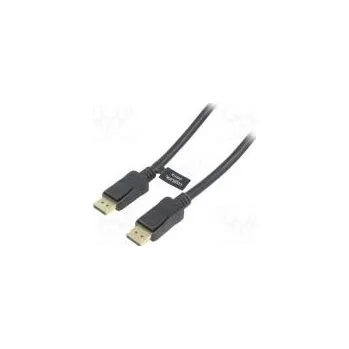 Video kabel Cable DisplayPort 1.2 DisplayPort plug,both sides 20m black
