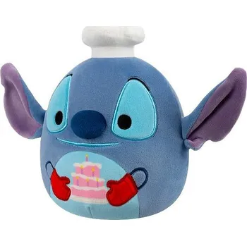 plyšák SQUISHMALLOWS Disney Stitch s dortem, 17 cm